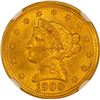 Image 1 : 1900 Liberty Head Gold Quarter Eagle $2.5 NGC MS-64 CAC
