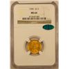 Image 3 : 1900 Liberty Head Gold Quarter Eagle $2.5 NGC MS-64 CAC
