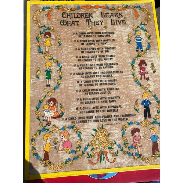 Children Learn What They Live