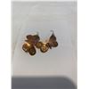 Copper butterfly earrings