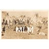 Image 1 : Indian Village "101 Ranch" Doubleday Navtive American Gathering Photo Postcard