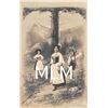 Image 39 : Set of Real Photo Fantasy Ladies Posing Alphabet Set Postcards