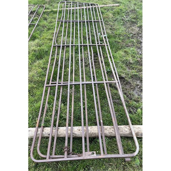 LOT OF 2 - 16 FT SQUARE TUBE GATE