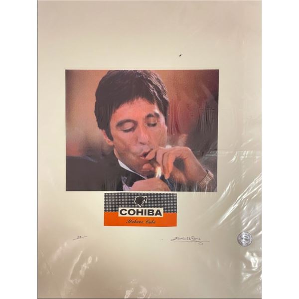 Limited Edition Scarface Tony Montana Cohiba Print