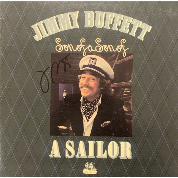 Signed Jimmy Buffet Son Of A Son Of A Sailor Album Cover