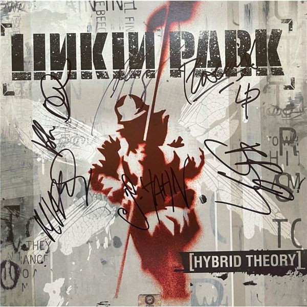 Signed Linkin Park Hybrid Theory Album Cover