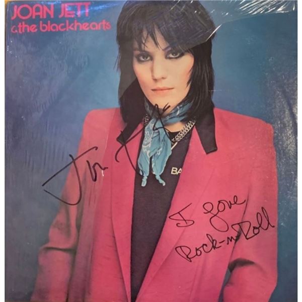 Signed Joan Jett and the Blackhearts Album Cover