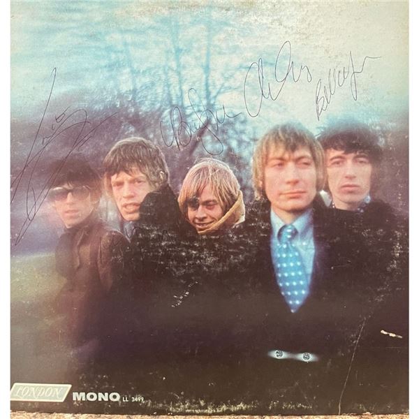 Signed Rolling Stones Signed Between The Buttons Album Cover