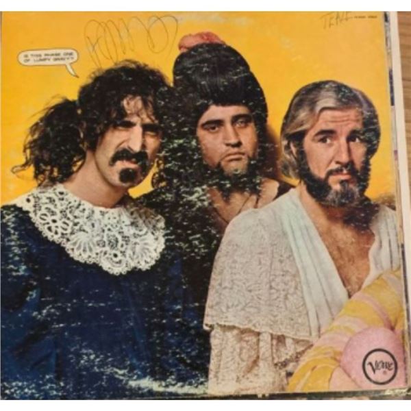 Signed Frank Zappa We're Only In It For The Money Album Cover