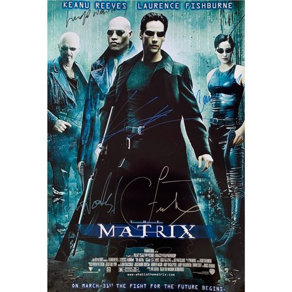 Signed The Matrix Movie Poster