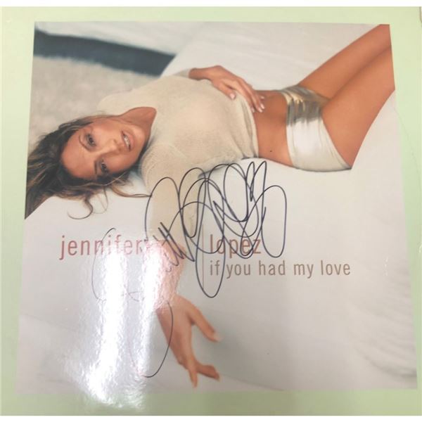 Signed Jennifer Lopez If You Had My Love Album Cover