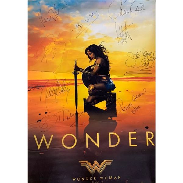 Signed Wonder Woman Movie Poster