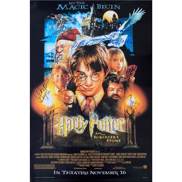 Signed The Sorcerer's Stone Movie Poster