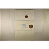 Image 2 : 3-ASSORTED ENVELOPES, 1) UNION SHIELD CENT, 2)