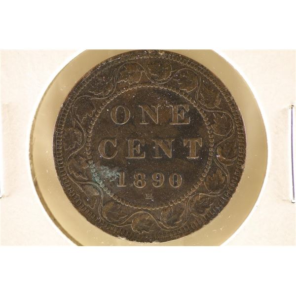 1890-H CANADA LARGE CENT VERY FINE