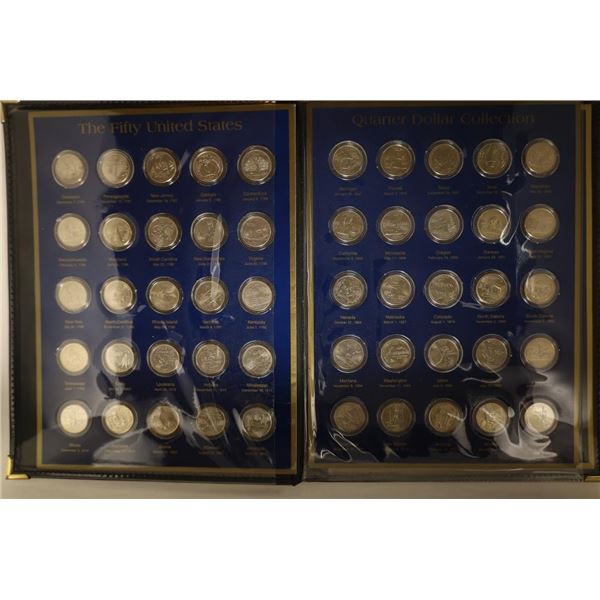 NICE SET OF 55 BRILLIANT UNC COINS: ALL 50 UNITED