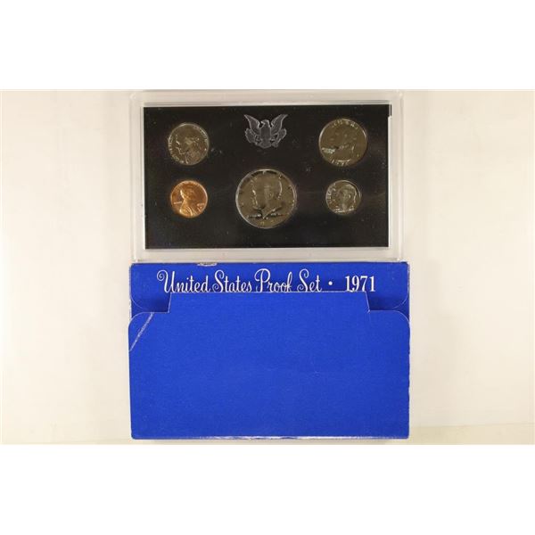 1971 US PROOF SET (WITH BOX)