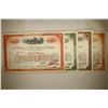Image 1 : 4 ASSORTED VINTAGE RAILROAD STOCK CERTIFICATES