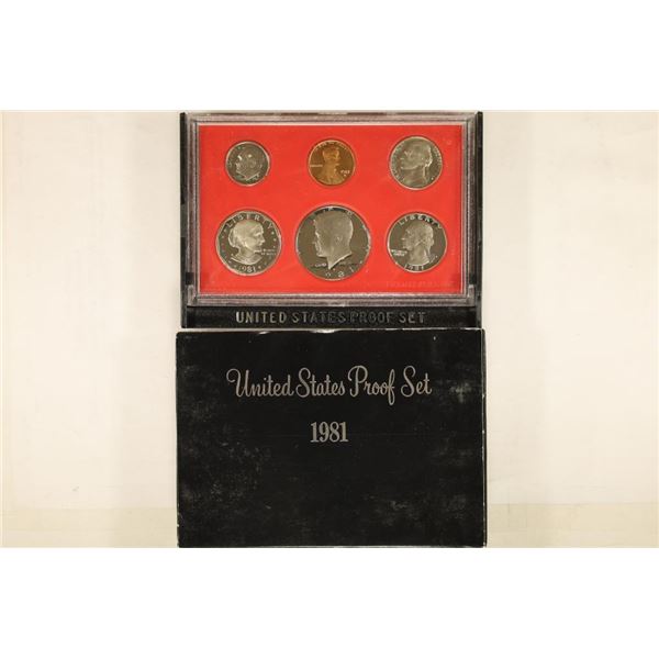 1981 US PROOF SET (WITH BOX)