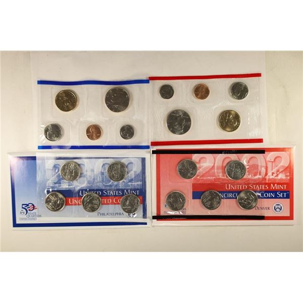 2002 US MINT SET (UNC) P/D (WITH ENVELOPE)