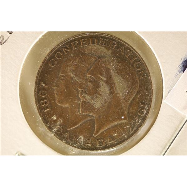 1927 CANADA CONFEDERATION TOKEN