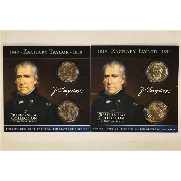 4-2009-P & D ZACHARY TAYLOR PRESIDENTIAL DOLLARS