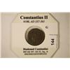 Image 3 : 337-361 A.D. CONSTANTIUS II ANCIENT COIN