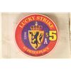 Image 1 : $5 LUCKY STRIKE AT PETE'S PLACE 1996 CASINO CHIP
