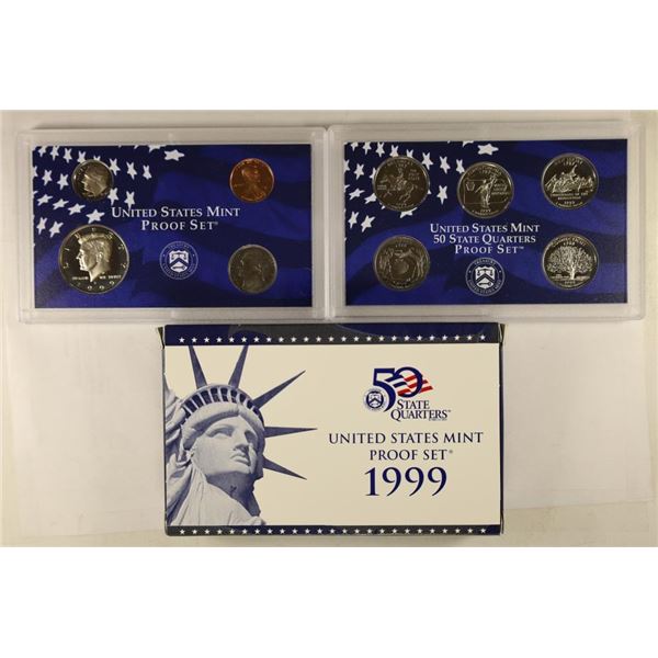 1999 US PROOF SET (WITH BOX)