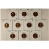 Image 1 : 10-PROOF LINCOLN CENTS 1979-S, 1980-S, 1981-S,
