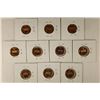Image 2 : 10-PROOF LINCOLN CENTS 1979-S, 1980-S, 1981-S,