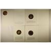 Image 2 : 4-ASSORTED HOLIDAY CARDS WITH 1 1/2'' BRONZE