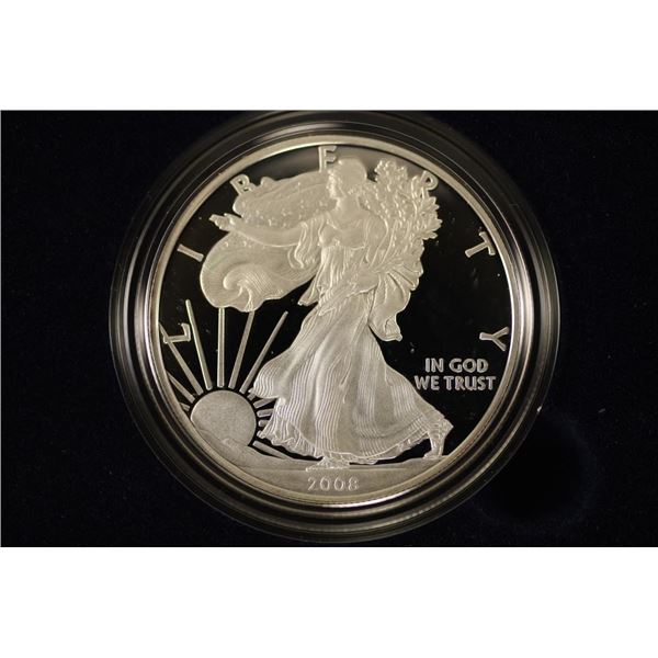 2008-W PROOF AMERICAN SILVER EAGLE