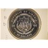Image 2 : 2000 LIBERIA SILVER PROOF $20 YOUNG / CRIPPEN