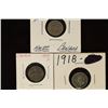 Image 1 : 1912, 1913 & 1918 CANADA SILVER 5 CENTS