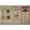Image 1 : 3 COIN SETS 1) RESTRIKE OF THE CONFEDERATE CENT,