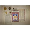 Image 2 : 3 COIN SETS 1) RESTRIKE OF THE CONFEDERATE CENT,