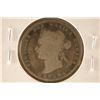 Image 2 : 1872-H CANADA SILVER 25 CENTS