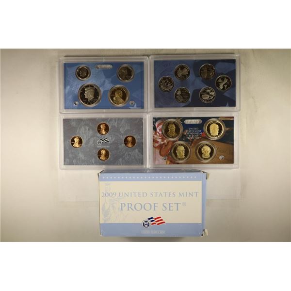 2009 US PROOF SET (WITH BOX) 18 PIECES