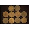 Image 1 : 10 ASSORTED 1900'S INDIAN HEAD CENTS