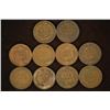 Image 2 : 10 ASSORTED 1900'S INDIAN HEAD CENTS