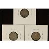 Image 2 : 1904, 1907 & 1911-D BARBER DIMES ALL FINES