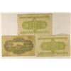 Image 2 : 3 PIECES OF JAPANESE CURRENCY 50 SEN