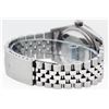 Image 5 : Rolex Mens Stainless Steel Black Diamond & Sapphire Datejust Wristwatch