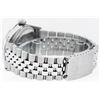 Image 9 : Rolex Mens Stainless Steel Black Diamond & Sapphire Datejust Wristwatch
