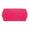 Image 4 : Prada Pink Canvas Leather Canapa 2 Way Tote Bag