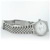 Image 9 : Rolex Mens Stainless Steel Mother Of Pearl Diamond Lugs Datejust Wristwatch