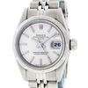 Image 1 : Rolex Ladies Stainless Steel Silver Index 26MM Oyster Perpetual Datejust Wristwa