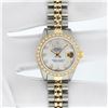 Image 3 : Rolex Ladies 2 Tone MOP Diamond Oyster Perpetual Datejust Wristwatch With Rolex