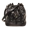 Image 9 : MCM Black Nylon Drawstring Bucket Bag